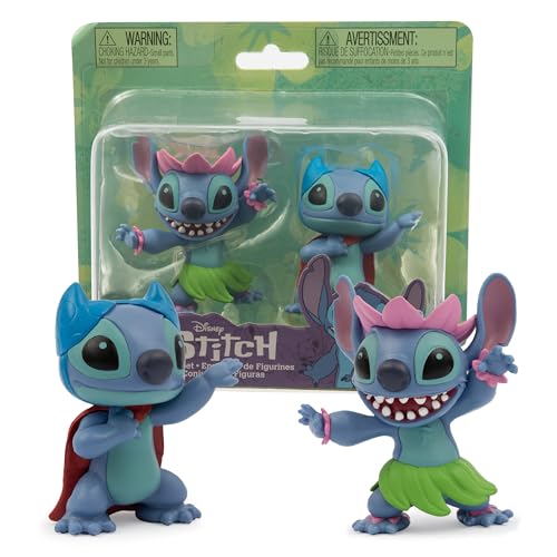 Giochi Preziosi Stitch - Hula Stich und Hero Stich in einem Blister, 2 Figuren 6 cm hoch, bunt und mit lustigen Posen, für Kinder ab 3 Jahren Giochi Preziosi Stitch - Hula Stich und Hero Stich in einem Blister, 2 Figuren 6 cm hoch, bunt und mit lustigen Posen, für Kinder ab 3 Jahren von Giochi Preziosi