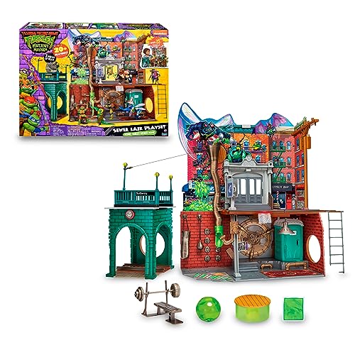 Teenage Mutant Ninja Turtles TU802000 TMNT Quartier Playset, S von Giochi Preziosi