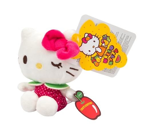 Hello Kitty Macedonia Scented Plush, 12cm Red Dress, Cute Hello Kitty Character, Scented Soft Toy, Official Licensed Merchandise, for Fans and Collectors, Suitable for Ages 4+ Hello Kitty Macedonia Scented Plush, 12cm Red Dress, Cute Hello Kitty Character, Scented Soft Toy, Official Licensed Merchandise, for Fans and Collectors, Suitable for Ages 4+ von Giochi Preziosi
