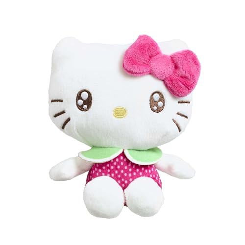 Hello Kitty Macedonia Scented Plush, 12cm Soft Toy in Pink Dress, Fruity Fragrance, Official Licensed Mini Collectable Plush, for Hello Kitty Fans, Suitable for Ages 4+ Hello Kitty Macedonia Scented Plush, 12cm Soft Toy in Pink Dress, Fruity Fragrance, Official Licensed Mini Collectable Plush, for Hello Kitty Fans, Suitable for Ages 4+ von Giochi Preziosi