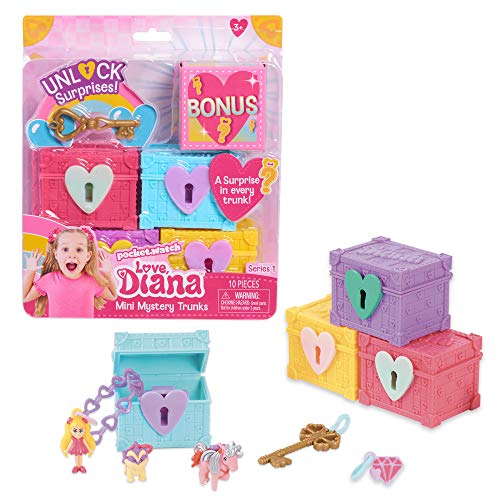 JP Love Diana LVE03000 Set mit 4 Truhen Mini Mystery Trunks, Mehrfarbig, one Size JP Love Diana LVE03000 Set mit 4 Truhen Mini Mystery Trunks, Mehrfarbig, one Size von Love, Diana