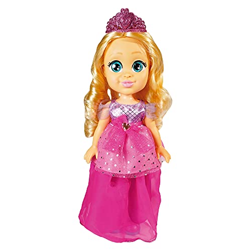 LOVE DIANA Famosa Puppe mit wandelbarem Kleid von Prinzessin zu Super Heroein und Spielzubehör, Dartboard-Abenteuer, für Mädchen und Jungen ab 4 Jahren (LVE07000) von Giochi Preziosi