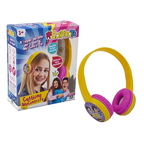 Giochi Preziosi Me Contro Te MEC07000 Kopfhörer ohne Mikrofon, verstellbares Kopfband und gepolsterte Ohrpolster für zusätzlichen Komfort, für Mädchen ab 3 Jahren von Giochi Preziosi