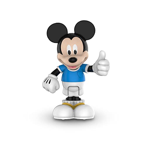 Giochi Preziosi Mickey Mini Figur Micky Maus Fußball, 8 m, beweglich mit 4 Gelenkpunkten, Sammlerstück, für Kinder ab 3 Jahren, MCC07200 von Giochi Preziosi