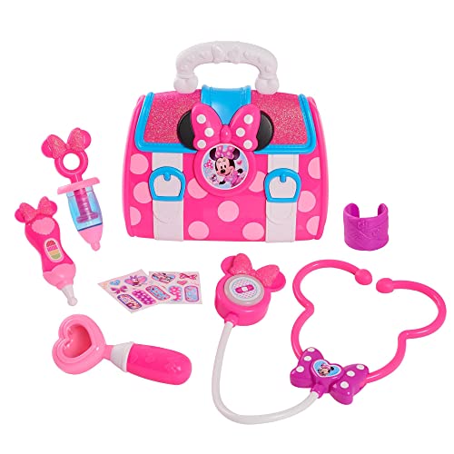 Mickey & Minnie Minnie, Doktorkoffer, 8 Zubehörteile, mit Sound- und Lichtfunktionen, Spielzeug für Kinder ab 3 Jahren, Mcn09 Mickey & Minnie Minnie, Doktorkoffer, 8 Zubehörteile, mit Sound- und Lichtfunktionen, Spielzeug für Kinder ab 3 Jahren, Mcn09 von Giochi Preziosi