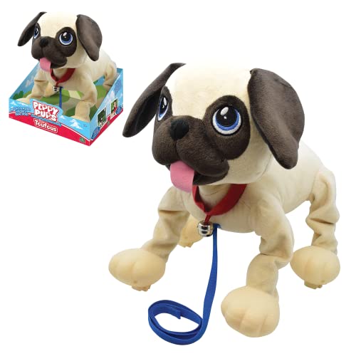 Peppy Puppies - Plüschmops, der an der Leine läuft Peppy Puppies - Plüschmops, der an der Leine läuft von Giochi Preziosi