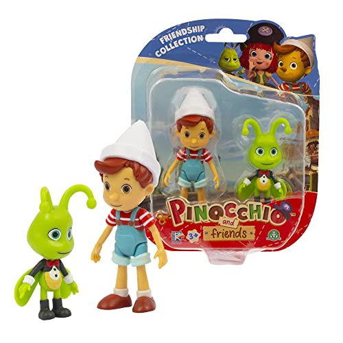 Pinocchio and Friends Pinocchio Minifigur - 2er-Pack - Pinocchio und Grille von Giochi Preziosi