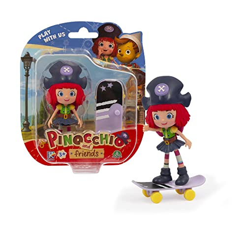 Pinocchio and Friends Pinocchio Minifigur - Einzelpack - Freeda und Skateboard von Pinocchio and Friends