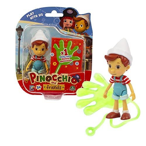 Pinocchio and Friends Pinocchio Minifigur - Einzelpack - Pinocchio und Klebehand von Giochi Preziosi