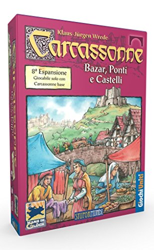 Giochi Uniti, Carcassonne, Spiel Unica Mehrfarbig von Giochi Uniti
