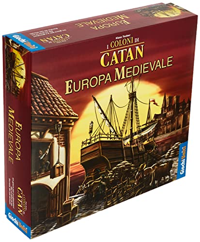 Giochi Uniti - Die Siedler von Catan: Mittelalterliches Europa, Brettspiel, Linie Catan, Italienische Ausgabe, GU059 von Giochi Uniti