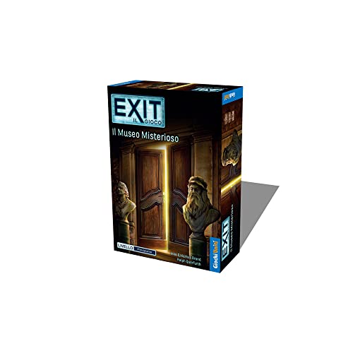 Giochi Uniti Exit - Il Museo Misterioso - Brettspiel in Italienisch: 1-4 Spieler, Alter 14+, Escape Room in der Schachtel von Giochi Uniti