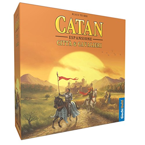 Giochi Uniti - Catan Stadt und Ritter, Erweiterung für Catan, Brettspiel, italienische Ausgabe, GU524 von Giochi Uniti