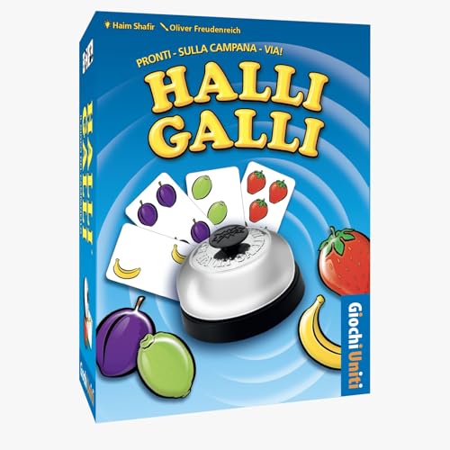 Giochi Uniti - Halli Galli Edition 2024, 2-6 Spieler, ab 6 Jahren, Brettspiel, italienische Ausgabe, GU807 von Giochi Uniti