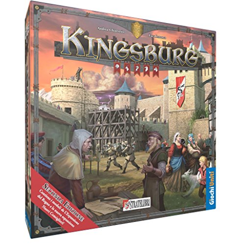 Giochi Uniti - Kingsburg Deluxe Edition, Brettspiel, italienische Ausgabe, GU521 von Giochi Uniti