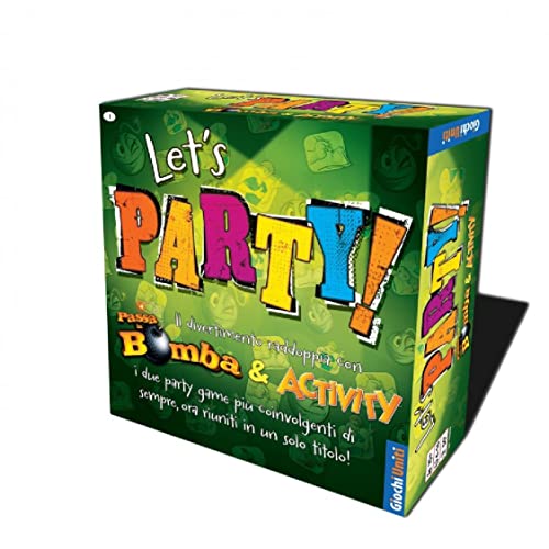 Giochi Uniti - Pass La Bomba und Aktivität: Let's Party, Partyspiel, 10+Jahre, 4-15 Spieler, Italienische Ausgabe, GU659 Giochi Uniti - Pass La Bomba und Aktivität: Let's Party, Partyspiel, 10+Jahre, 4-15 Spieler, Italienische Ausgabe, GU659 von Giochi Uniti