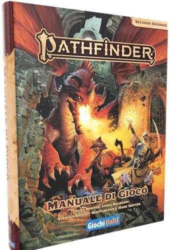 Giochi Uniti Pathfinder Zweite Ausgabe: Spielanleitung, Erste Nachdruck, Rollenspiel, 12+, Italienische Ausgabe, GU3624 von Giochi Uniti