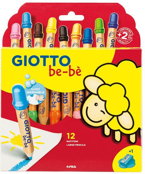 GiottoBebe Buntstifte 12er-Pack von Giotto Be-bè