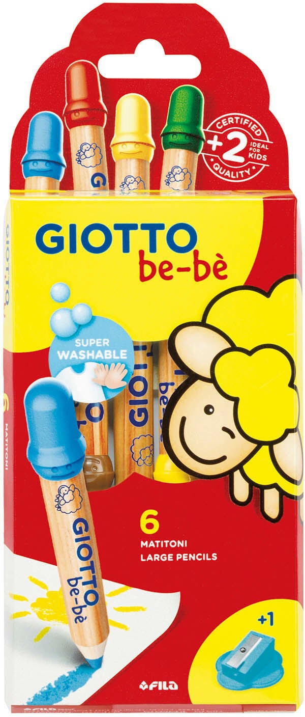 GiottoBebe Buntstifte 6er-Pack von Giotto Be-bè