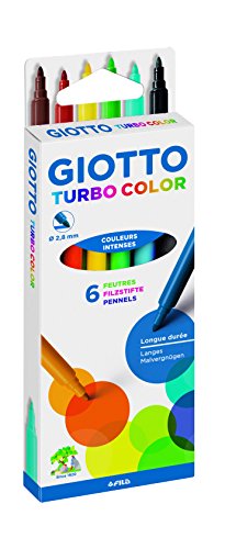 Giotto 4156 00 Turbo Color Fasermaler, Mehrfarbig von GIOTTO