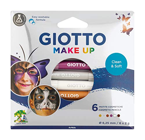 Giotto 474100 Make-up-Bleistifte, Metall, 6 Stück von GIOTTO