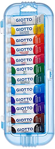 Giotto 49658X Extra Tempera Schlauch, Farben gemischt, 7.5 ml (Paquete de 12) von GIOTTO