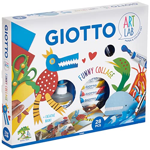 GIOTTO Art Lab Funny Collage, Kreativset mit Papier, Plakatfarbe, Kleber und Accessoires, 28-teilig GIOTTO Art Lab Funny Collage, Kreativset mit Papier, Plakatfarbe, Kleber und Accessoires, 28-teilig von GIOTTO