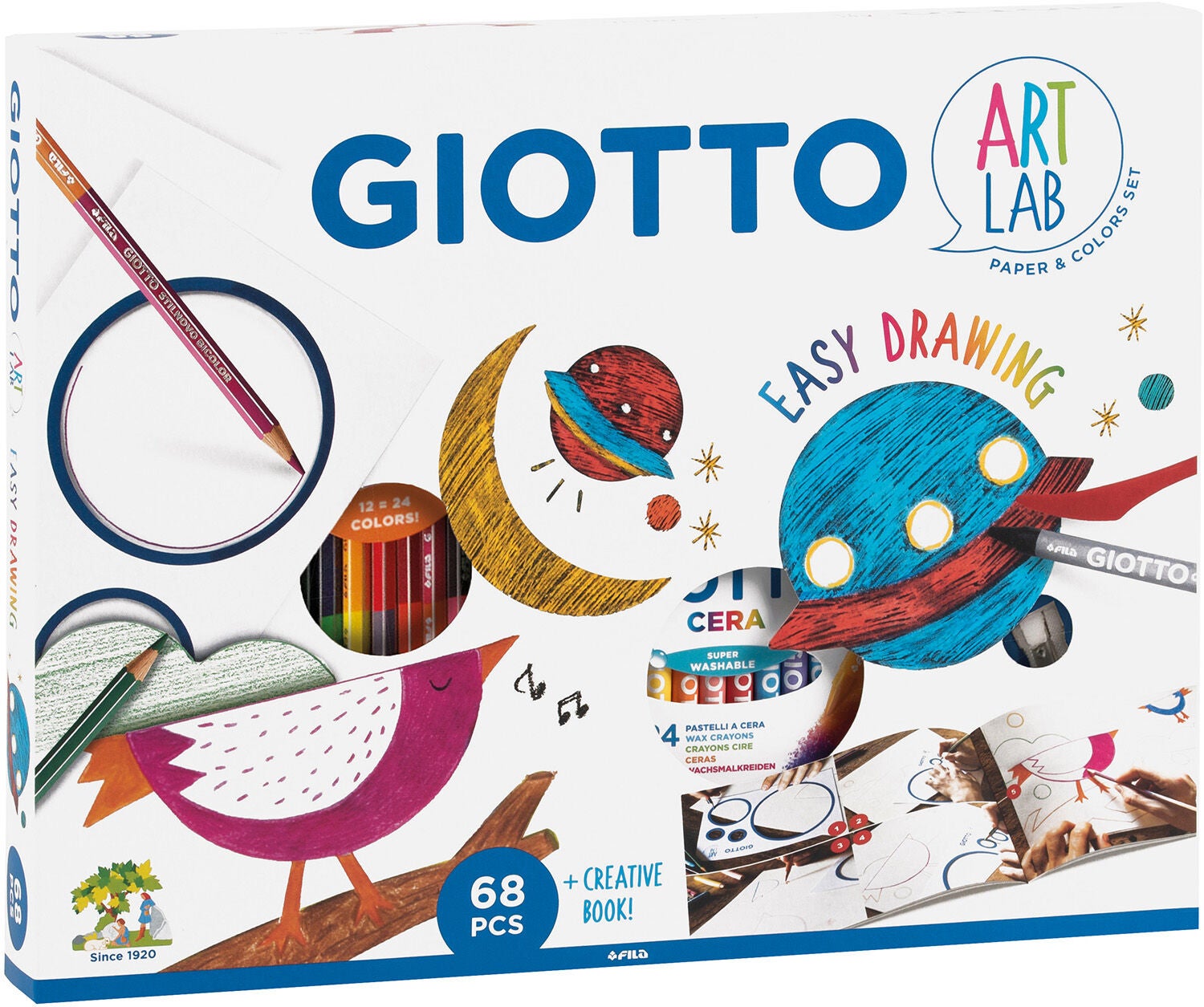 Giotto Art Lab Easy Drawing Malbuch von Giotto