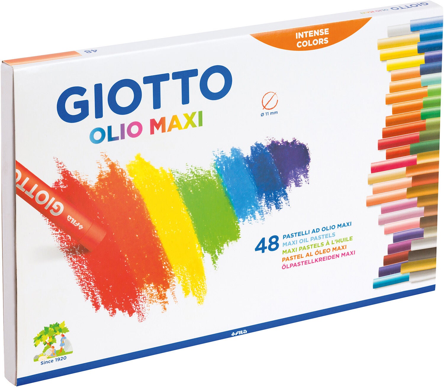 Giotto Olio Maxi Farbstifte 48er-Pack von Giotto