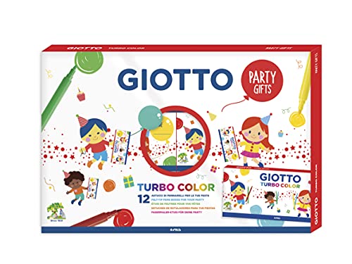 GIOTTO Party Gifts Giotto Turbo Color - 12 Federmäppchen à 6 Stück von GIOTTO
