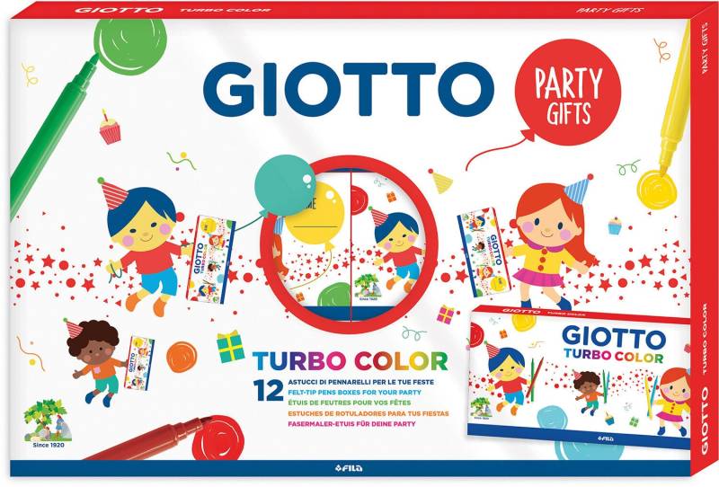 Giotto Turbo Color Partyset Bunte Stifte von Giotto