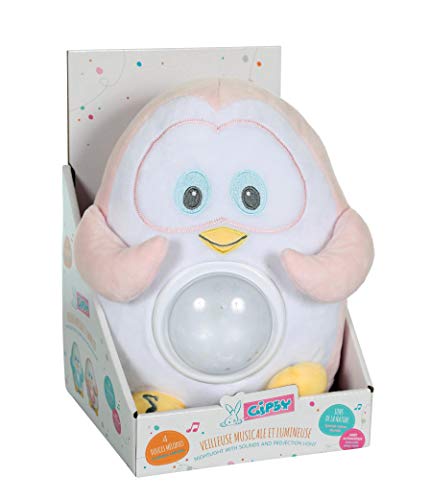 Gipsy Pinguin Nachtlicht mit Musik, Rosa von GIPSY