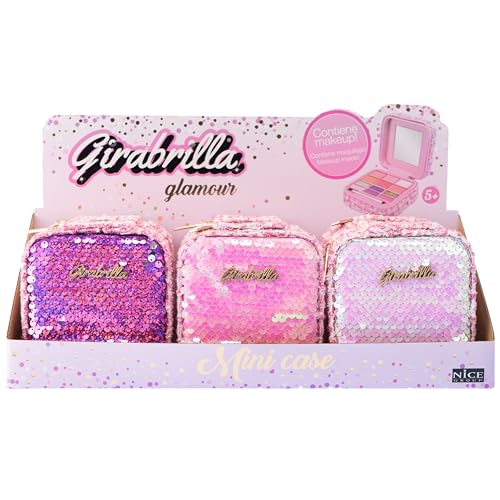 Girabrilla Mini Case, 1 Mini-Kosmetiktasche mit Spiegel und Schminkset für Kinder, Farbe Überraschung Girabrilla Mini Case, 1 Mini-Kosmetiktasche mit Spiegel und Schminkset für Kinder, Farbe Überraschung von Girabrilla