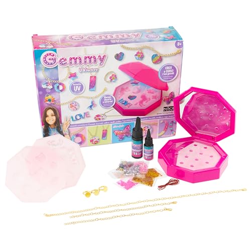 Nice - Gemmy UV-Fabrik-Set zum Erstellen oder Backen Ihres Lieblingsschmucks, mehrfarbig (83003) von Girabrilla