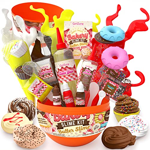 GirlZone Geschenke für Mädchen Sweet Treats Butter Slime Bakery Set, Kreativität förderndes Schleim-Backladen DIY Komplett-Set zum Selbermachen Überraschungsei für Kinder GirlZone Geschenke für Mädchen Sweet Treats Butter Slime Bakery Set, Kreativität förderndes Schleim-Backladen DIY Komplett-Set zum Selbermachen Überraschungsei für Kinder von GirlZone