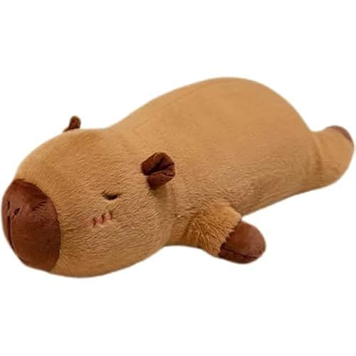 Capybara Kissen lang, Capybara Kuscheltier, Capybara Plüschtier, Simulation Capybara Kuscheltier, Niedlichen Capybara Plushie gefüllte Spielzeug, Spielzeug Plüsch für Home Deko Kinder (50 cm) von Girlove