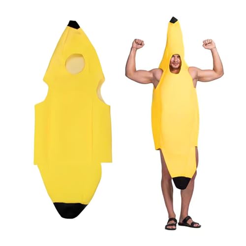 Girlove Bananen kostüm Neuartige Obst Kostüme Lustiges, Bananen Kostüm Herren Damen Unisex Lustig Karneval Halloween Kostüm Banane Kostüm für Erwachsene Girlove Bananen kostüm Neuartige Obst Kostüme Lustiges, Bananen Kostüm Herren Damen Unisex Lustig Karneval Halloween Kostüm Banane Kostüm für Erwachsene von Girlove