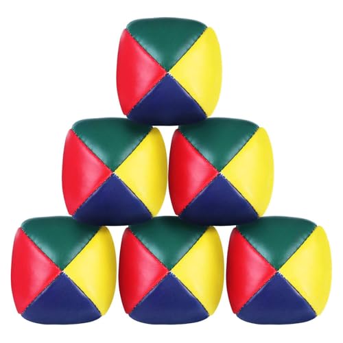 Girlove Jonglierbälle,6 Pack Jonglierbälle Bälle Zirkus Kleine Bälle PU Leder Jonglier Sitzsäcke für Anfänger Erwachsene Kinder Kinder Kindergarten 5 * 5CM Girlove Jonglierbälle,6 Pack Jonglierbälle Bälle Zirkus Kleine Bälle PU Leder Jonglier Sitzsäcke für Anfänger Erwachsene Kinder Kinder Kindergarten 5 * 5CM von Girlove