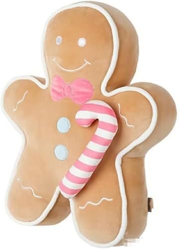 Girlove Lebkuchenkissen, alter Elch, Plüschpuppe, Geschenk - Lebkuchenmann, 40 cm von Girlove