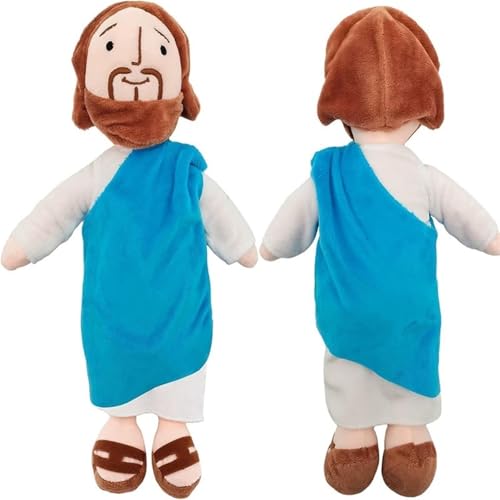 Girlove Mein Freund Jesus Plüschtier, Puppe aus Baumwolle von Jesus Gott, religiöses Geschenk für die Kirche, katholische Dekoration zu Weihnachten und Ostern (Yesu) von Girlove