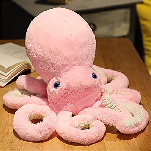 Girlove Plüschtier Octopus Plüsch Puppe Spielzeug Große Geformt Cuddly Kuscheltier Oktopus Geburtstag Geschenke (Pink,45cm) von Girlove