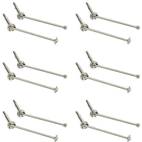 Gisoanudt 12 Stück Fern Bedienung Universal Drive Shaft Upgrade Zubehör Passend für 144001 1/14 RC Drift Renn Wagen Teile Gisoanudt 12 Stück Fern Bedienung Universal Drive Shaft Upgrade Zubehör Passend für 144001 1/14 RC Drift Renn Wagen Teile von Gisoanudt