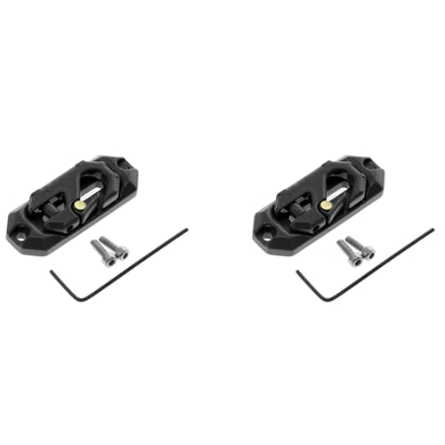 Gisoanudt 2X Montageplatte für Windensteuerung, Metall-Windenhaken-Wiederherstellungswerkzeug, Geeignet für RC Crawler Car Axail SCX10 TRX4, Schwarz Gisoanudt 2X Montageplatte für Windensteuerung, Metall-Windenhaken-Wiederherstellungswerkzeug, Geeignet für RC Crawler Car Axail SCX10 TRX4, Schwarz von Gisoanudt