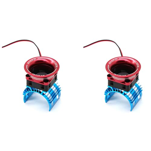 Gisoanudt 2X Motorkühlkörperabdeckung + Lüfter für A959-B 144001 124019 1/8 1/10 RC Car 540 550 3650 Größe Motorkühlkörper Gisoanudt 2X Motorkühlkörperabdeckung + Lüfter für A959-B 144001 124019 1/8 1/10 RC Car 540 550 3650 Größe Motorkühlkörper von Gisoanudt