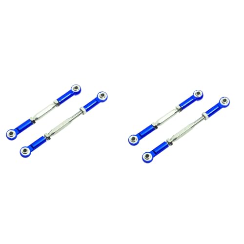 Gisoanudt 4 STK. Metallverstellbare Lenkgestänge-Servoverbindungs-Zugstange für Slash 5807 HQ727 1/10 RC Car Upgraded Parts, 3 Gisoanudt 4 STK. Metallverstellbare Lenkgestänge-Servoverbindungs-Zugstange für Slash 5807 HQ727 1/10 RC Car Upgraded Parts, 3 von Gisoanudt