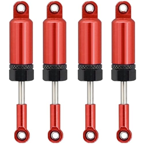 Gisoanudt 4 Stück Innenfeder des Stoß Dämpfers Aus Aluminium Legierung für 1/16 RC Crawler B16 B36 C24 C34 MN D90, Rot Gisoanudt 4 Stück Innenfeder des Stoß Dämpfers Aus Aluminium Legierung für 1/16 RC Crawler B16 B36 C24 C34 MN D90, Rot von Gisoanudt