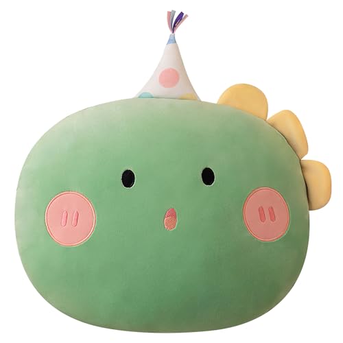 Dino Kuscheltier Plüschkissen Plüschtier Dino Weiches Umarmungskissen Dinosaurier Stofftier Dekokissen Geschenke für Kinder Jungen Geburtstage 36cm Dino Kuscheltier Plüschkissen Plüschtier Dino Weiches Umarmungskissen Dinosaurier Stofftier Dekokissen Geschenke für Kinder Jungen Geburtstage 36cm von Gisqis