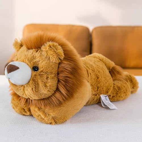 Gisqis Riesen-Löwen-Plüschkissen, 43,2 cm, groß, superweich, lebensecht, Valentinstagsgeschenk, für Kinder, Freundin, Schlafzimmerdekoration Gisqis Riesen-Löwen-Plüschkissen, 43,2 cm, groß, superweich, lebensecht, Valentinstagsgeschenk, für Kinder, Freundin, Schlafzimmerdekoration von Gisqis