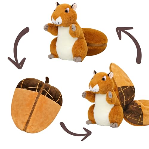 Mini Kuscheltier Hamster Reversible Nutria Plüsch Hamster Klein 2 in 1 Plüschtier Stofftier Kleiner Hamster Geschenk Kinder Machen Jungen von Gisqis