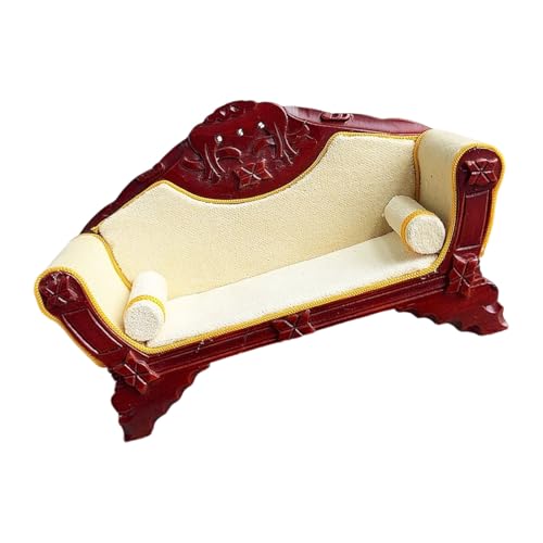 1:12 Skala Dollhouses Miniatur Wohnzimmer Holzsofa Sessel Couchtisch Set Für Realistische Display Luxus Dollhouses Möbelkollektion von Gissroys
